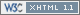 XHTML 1.1